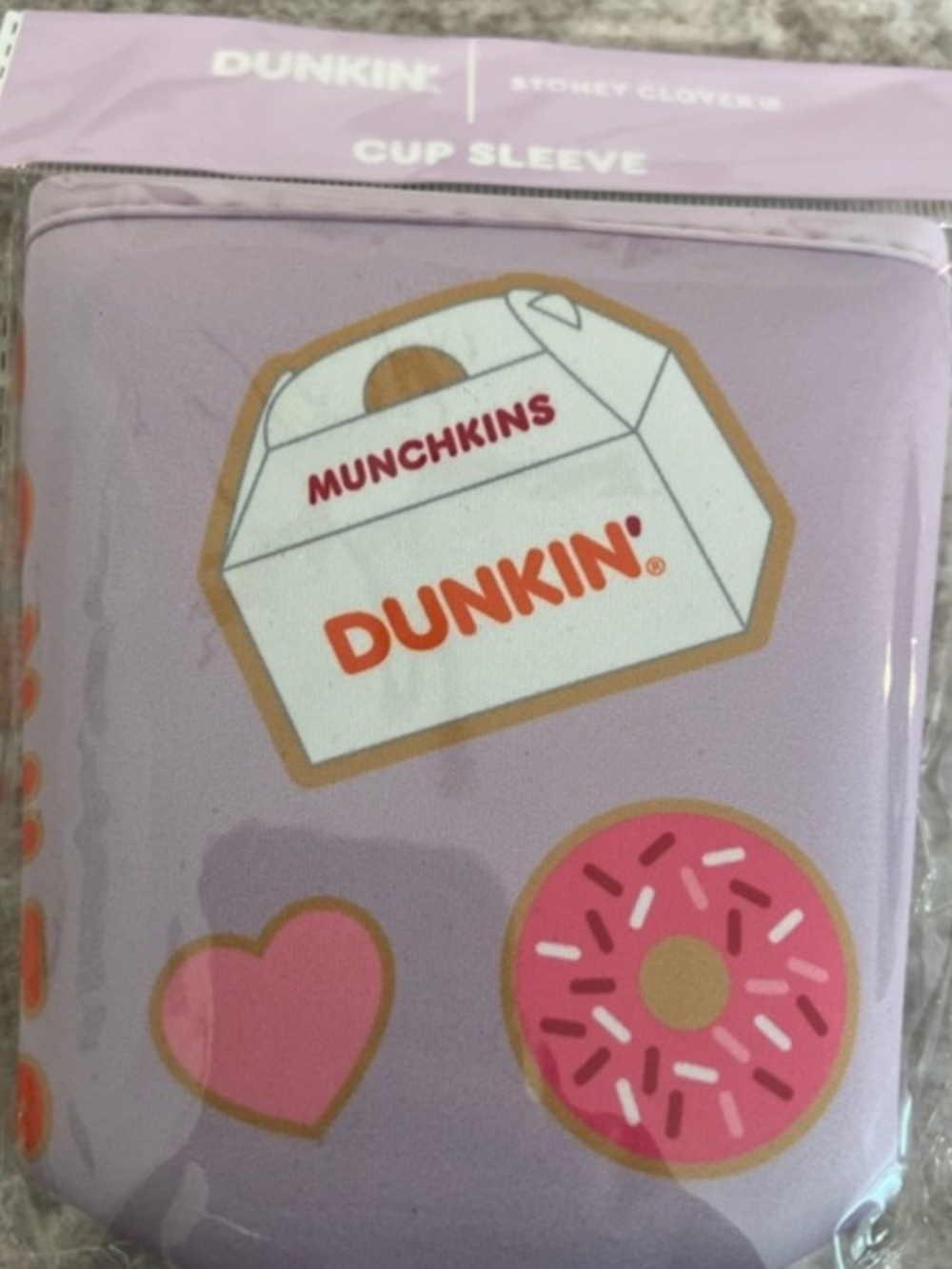NWT | Stoney Clover Lane X Dunkin’ Donuts Lavender Cup Sleeve